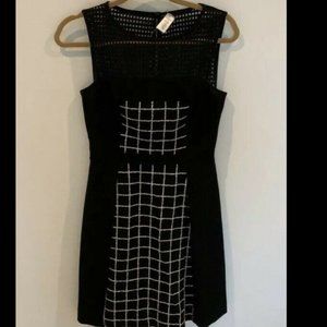 Trina Turk Black & White Tweed Sheath Dress, 2